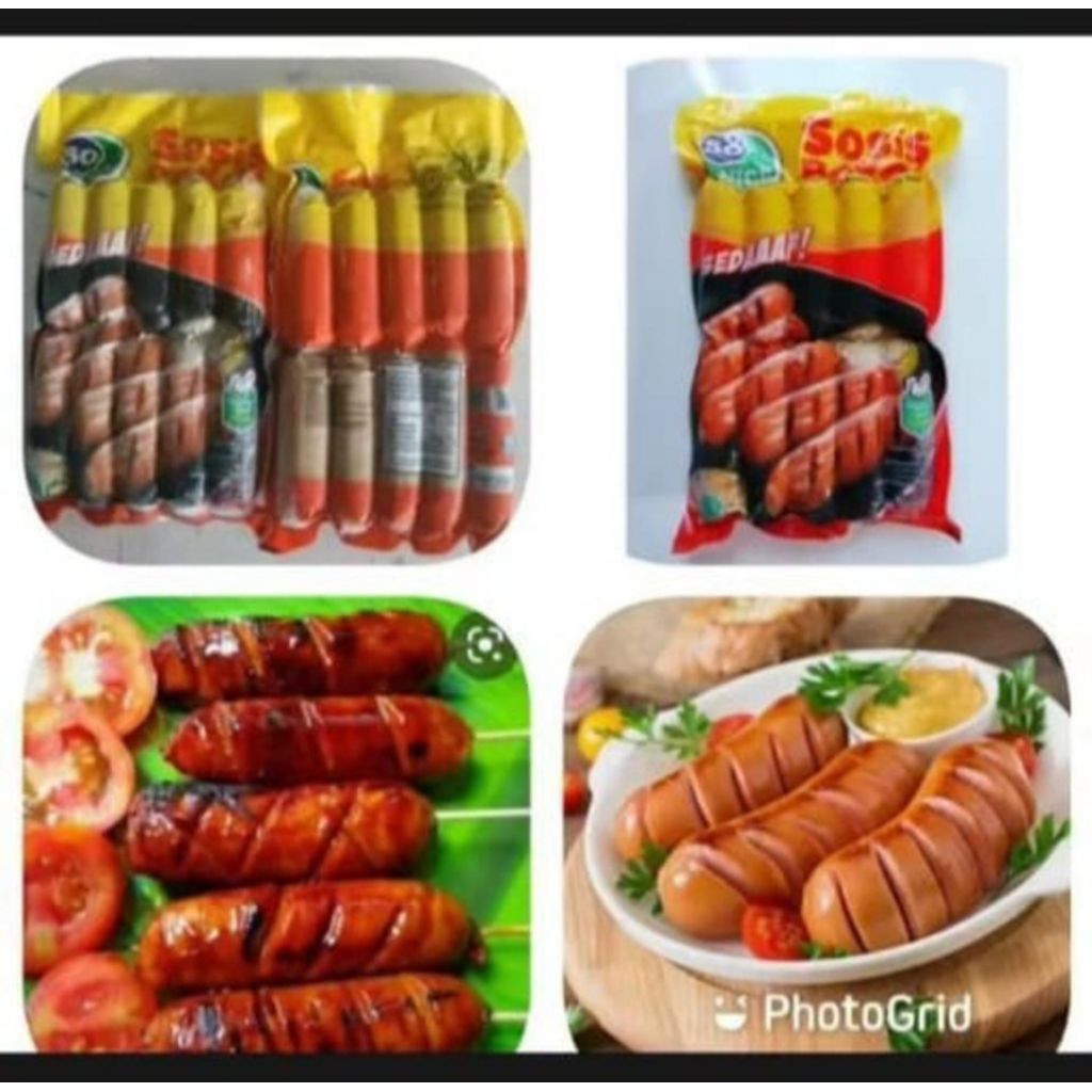 

Muantap Sosis Bakar Original 500gr / Sosis Bakar So Nice 500gr