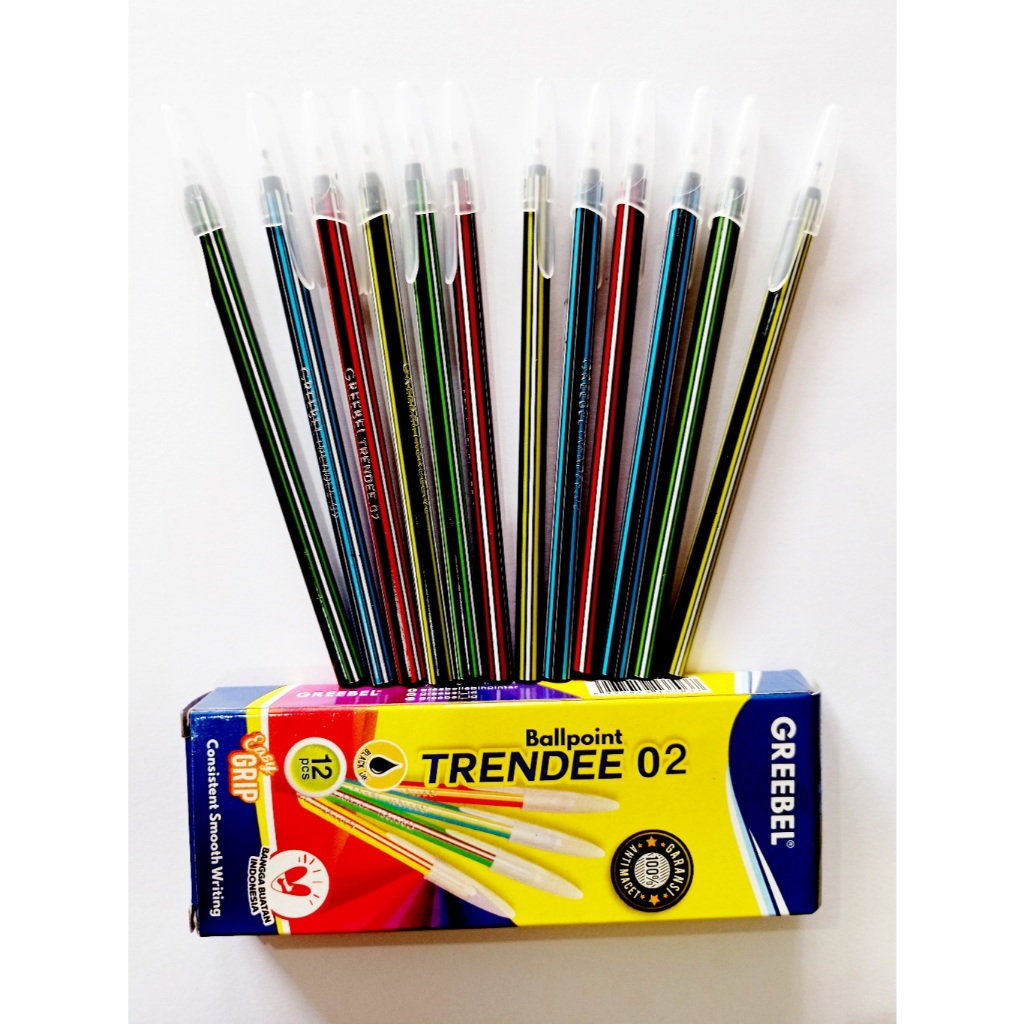 

Pulpen Trendee 02 Greebel (12 PCS) 1 PAK