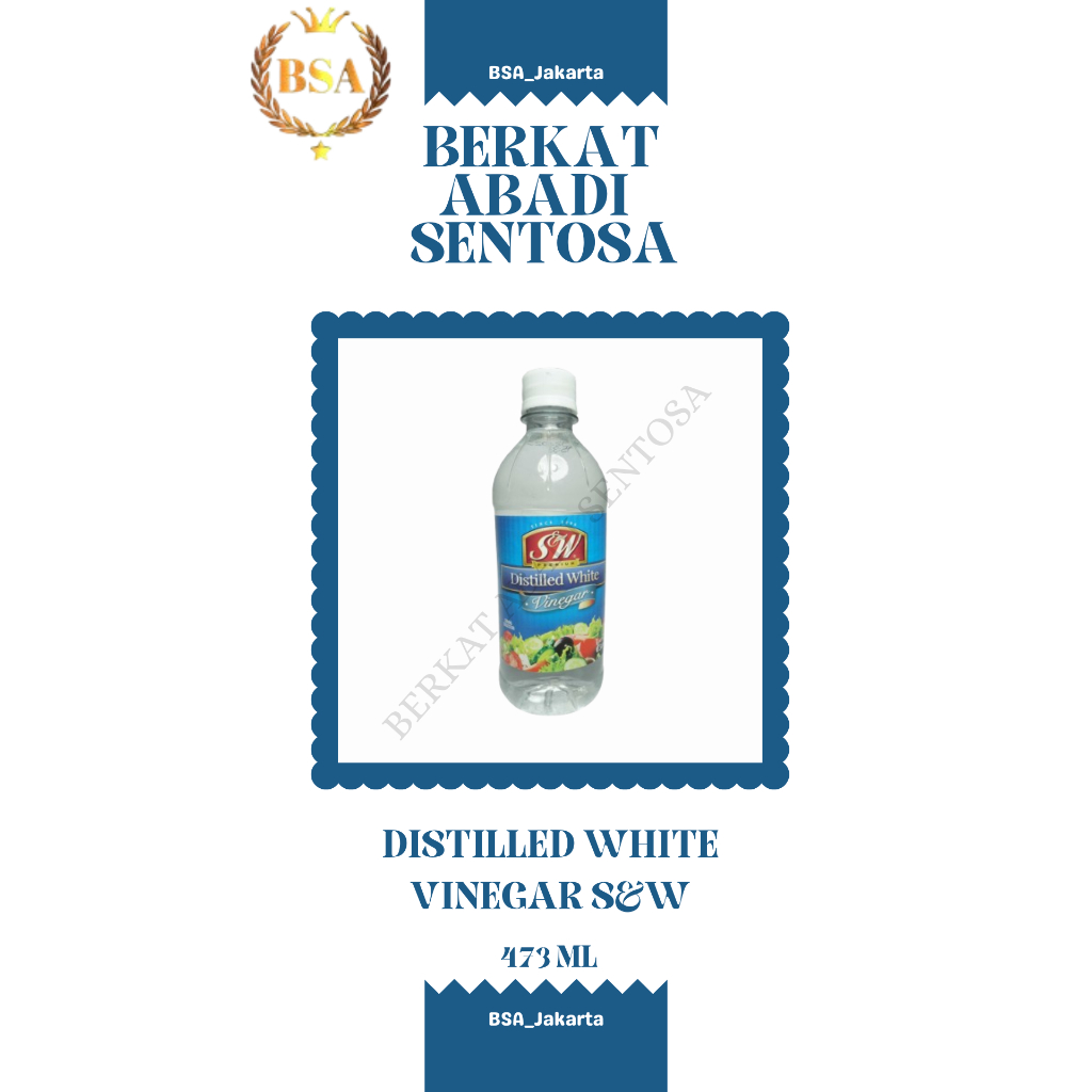 

DISTILLED WHITE VINEGAR S&W ( 473 ML)
