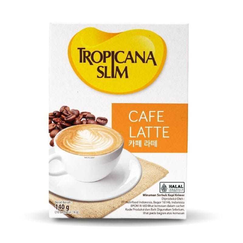 

TROPICANA SLIM COFFE LATTE KEMASAN 140 GRAM