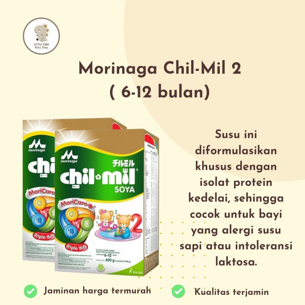 

Morinaga chil-mil soya 2 ( 6-12 ) 200 gram