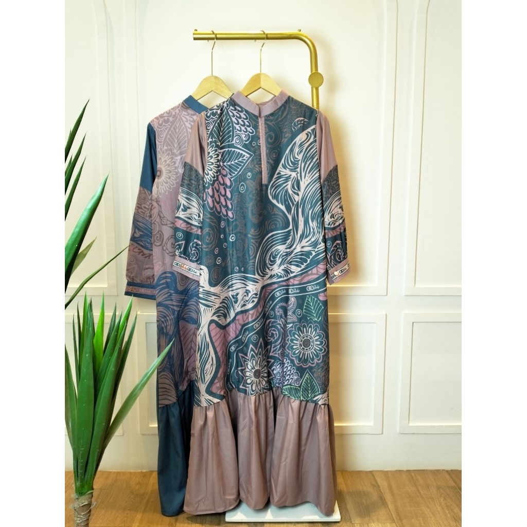 Afraya dress by Gladys,gamis terbaru gladys,gamis kondangan,gamis lebaran,gamis remaja,dress