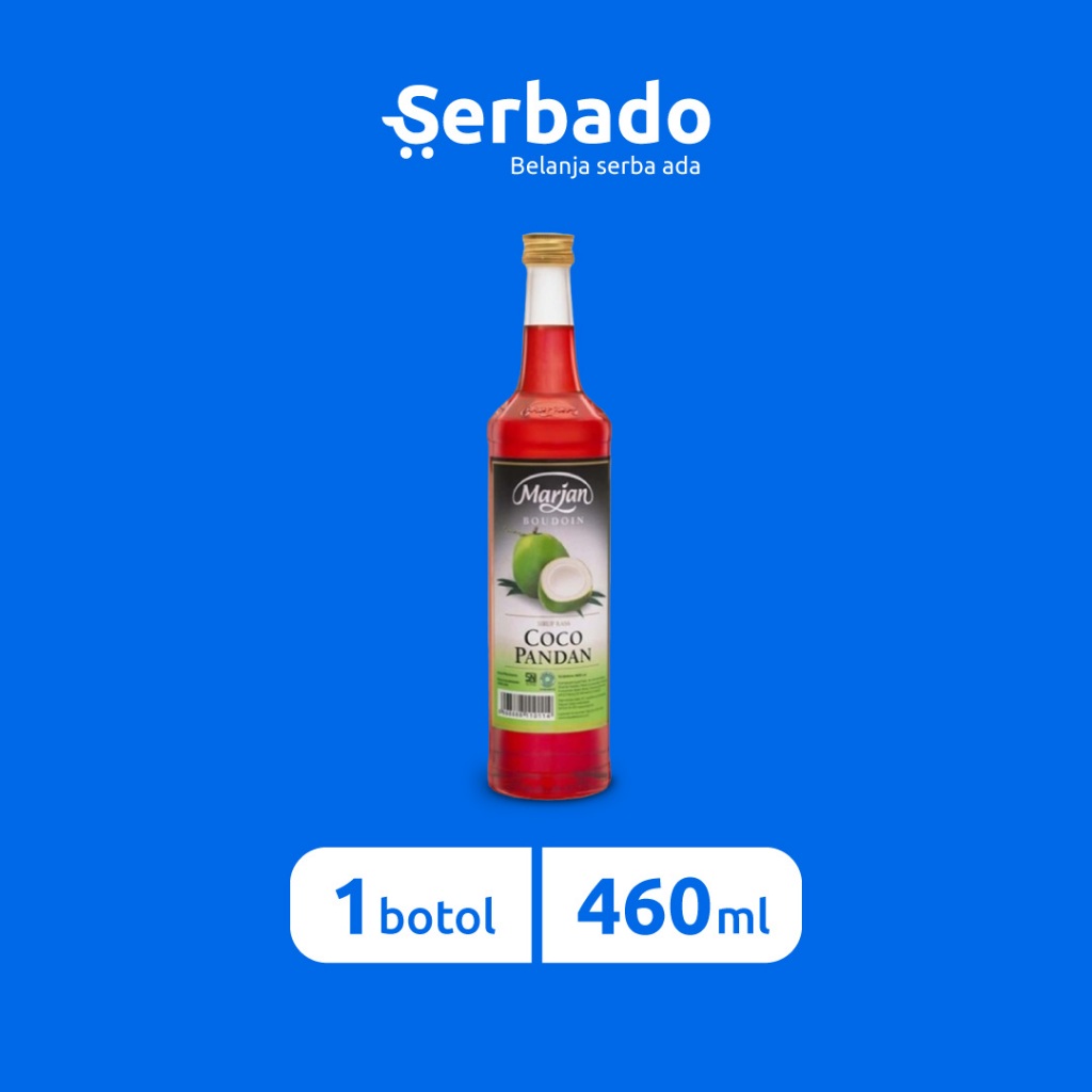 

Marjan Boudoin Syrup Cocopandan 420ml