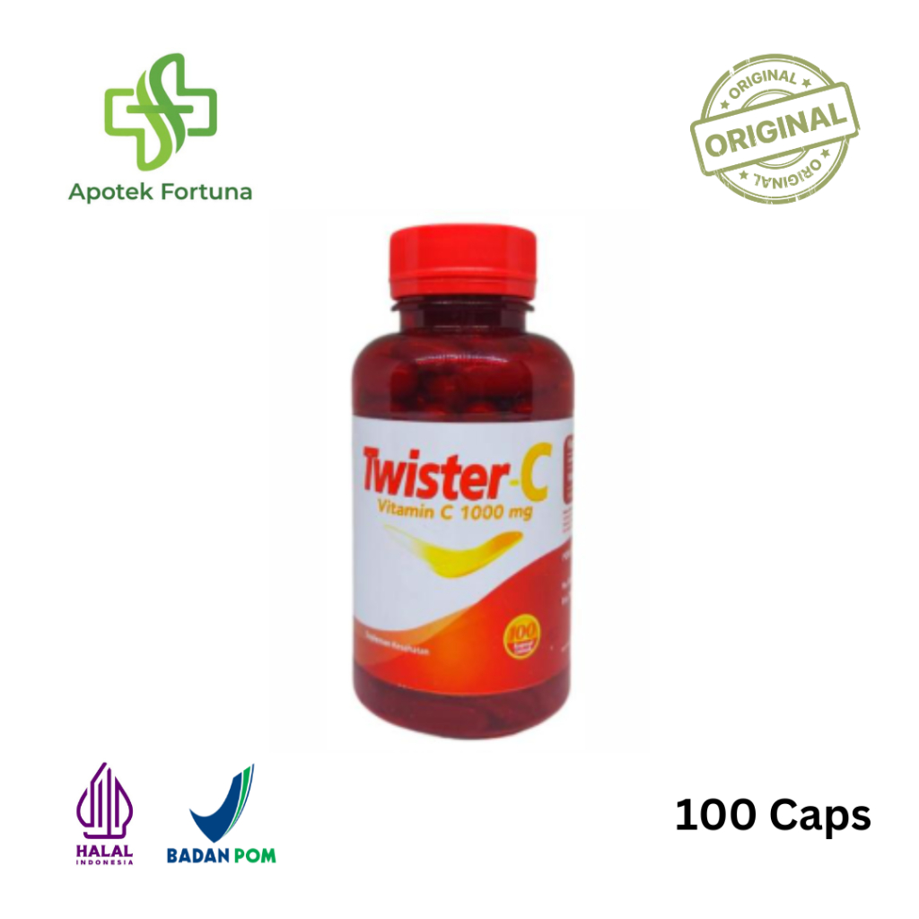TWISTER-C VITAMIN C 1000mg 100 Caps