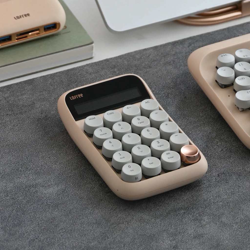 

Dual-Mode Wireless Numpad Lofree / Aesthetic Calculator / Kalkulator