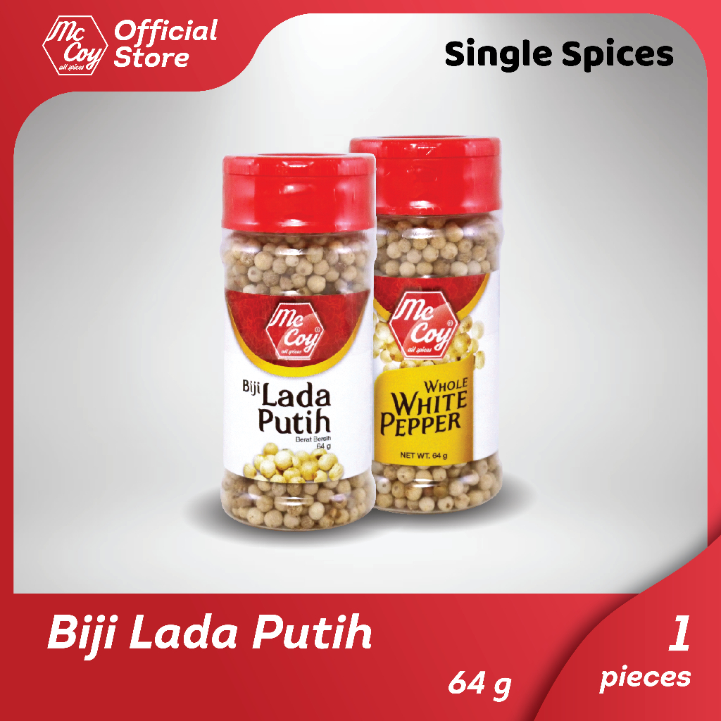 

McCoy Lada Putih Biji – Rasa Lembut Pedas Khas Masakan Nusantara