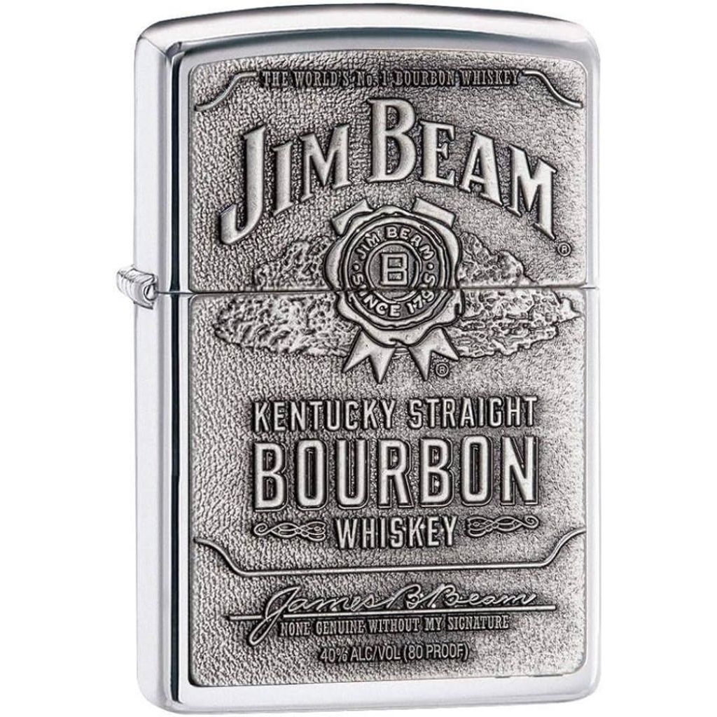 ZIPPO JIM BEAM 250. ORIGINAL 100% MADE IN USA