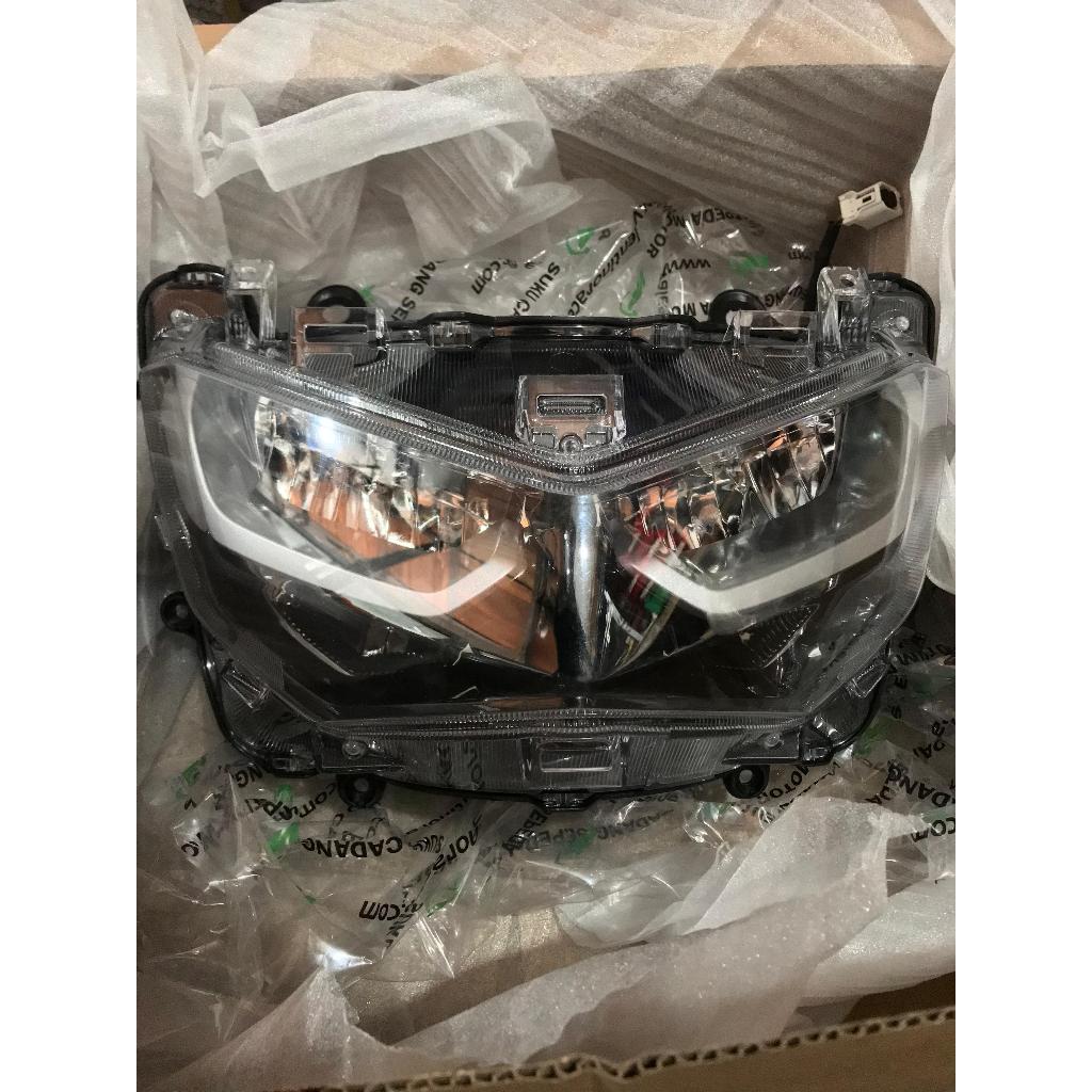 VR REFLEKTOR LAMPU DEPAN LED NMAX NEW 155 GEN 2 TAHUN 2020-2024