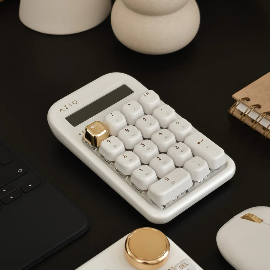 

AZIO Numpad Calculator White / Kalkulator Azio Putih / Aesthetic Calculator