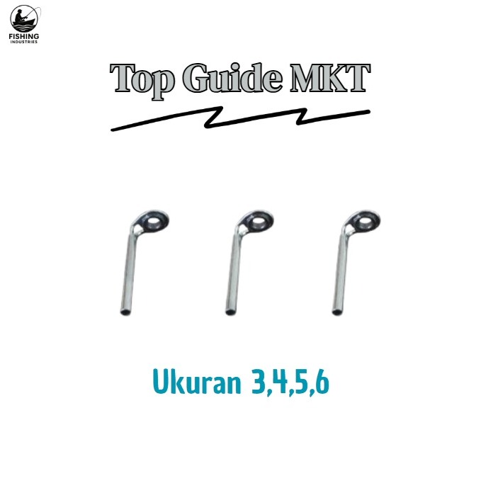 Top Guide Joran MKT Keramik Anti Karat Size 3 4 5 6 – Ring Guide Joran Pancing