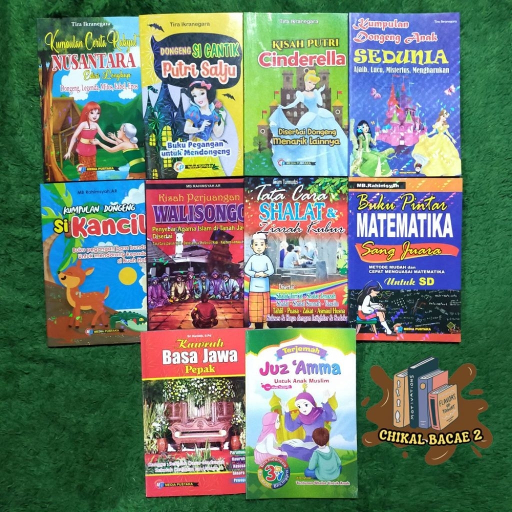 ORIGINAL BUKU KUMPULAN CERITA RAKYAT NUSANTARA DONGENG SI CANTIK PUTRI SALJU KISAH PUTRI CINDERELLA 