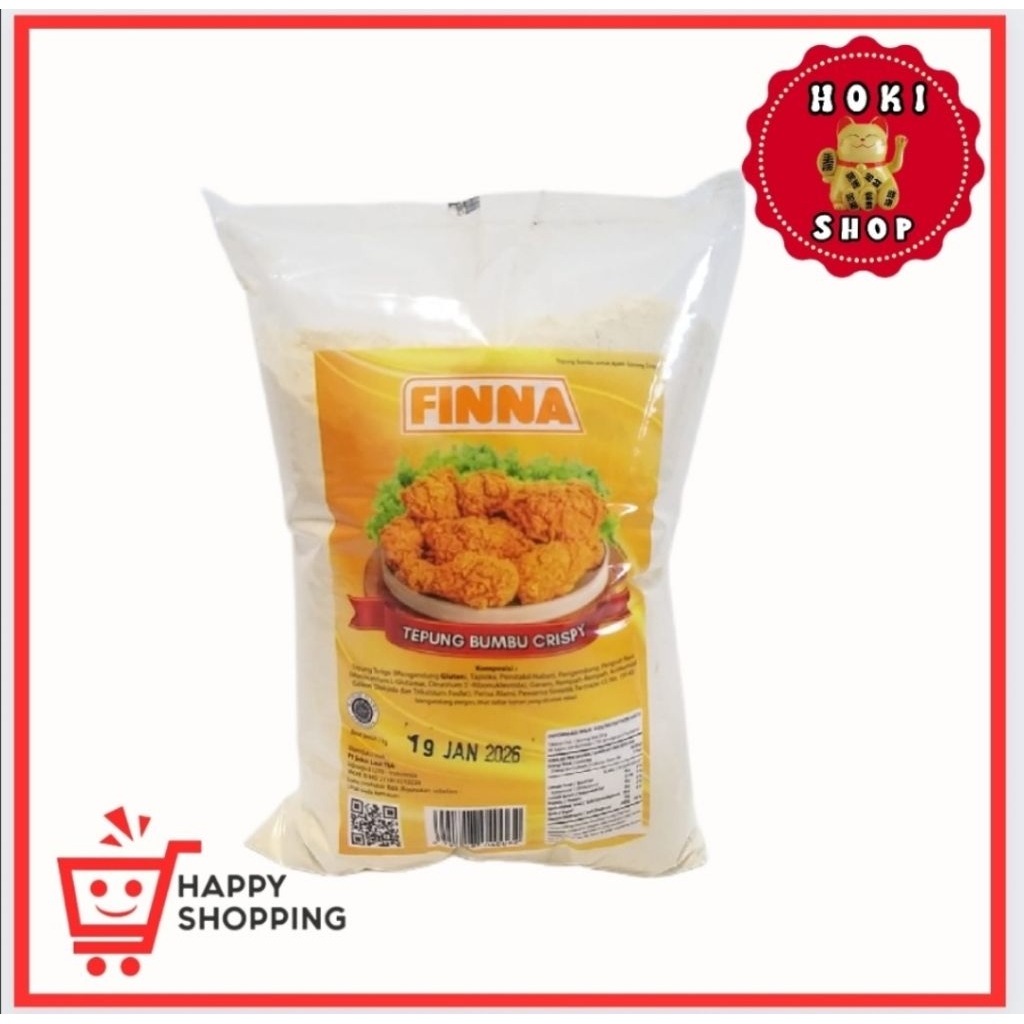 

✔MURAH Finna Tepung Bumbu Ayam Crispy 1kg / Tepung Ayam Goreng Kentuky