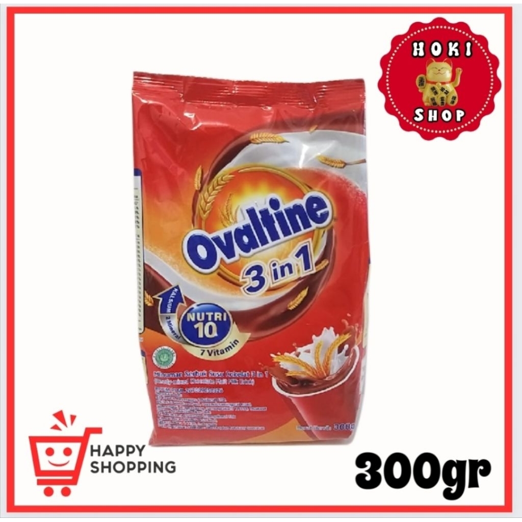

Susu Ovaltine 3in1 300gr / Susu Bubuk Ovaltine / Ovaltine Coklat
