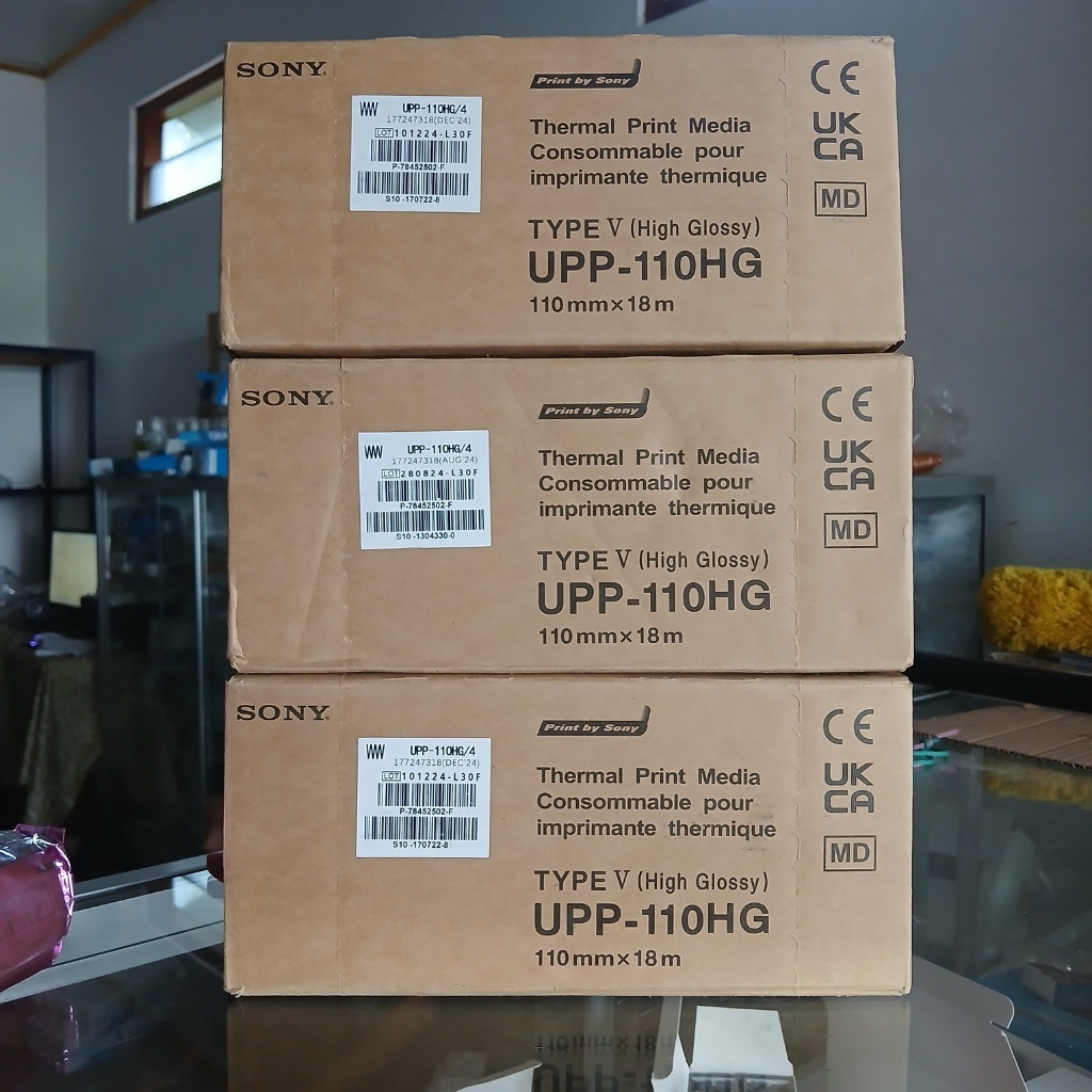 

Kertas USG Sony Paper UPP 110HG V High Glossy ( Per karton)