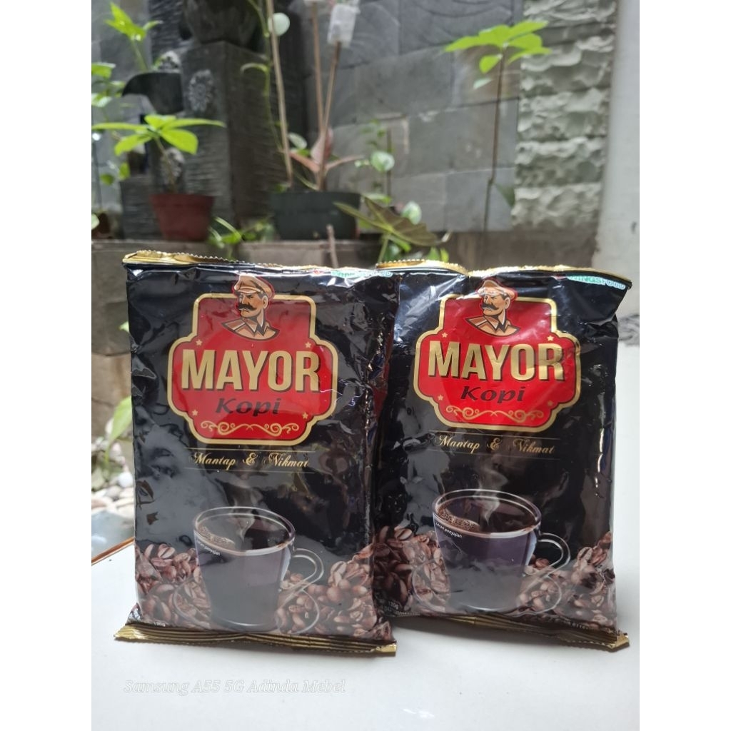 

Kopi Mayor 120gram kopi hitam tanpa gula