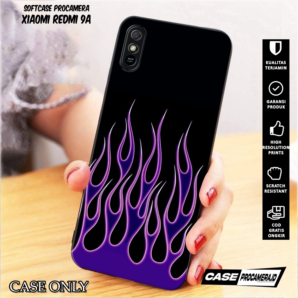 Case XIAOMI REDMI 9A - Casing XIAOMI REDMI 9A [ Fire ] Silikon XIAOMI REDMI 9A  - Kesing Hp - Casing