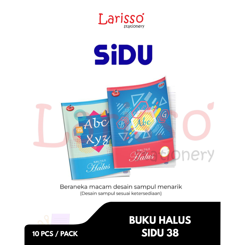 

SIDU - (pack) BUKU HALUS KASAR SIDU 38 lembar isi 10 buku - per pack