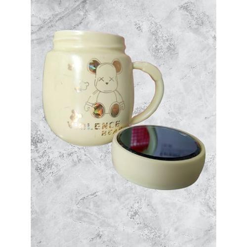 Mug/Gelas/Cangkir Keramik Set Cantik Tutup