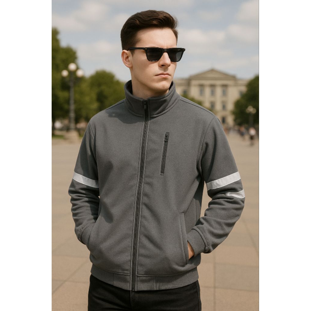 JAKET PRIA JUMBO BAHAN POLIESTER TASLAN JAKET PRIA BIG SIZE 2XL-8xL