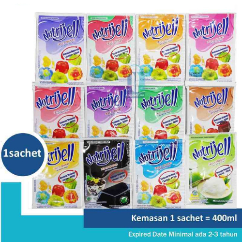 

LF - NUTRIJELL JELLY POWDER / Isi 1 Sachet x 10gr / PUDING JELI / NUTRIJEL SERBUK INSTAN
