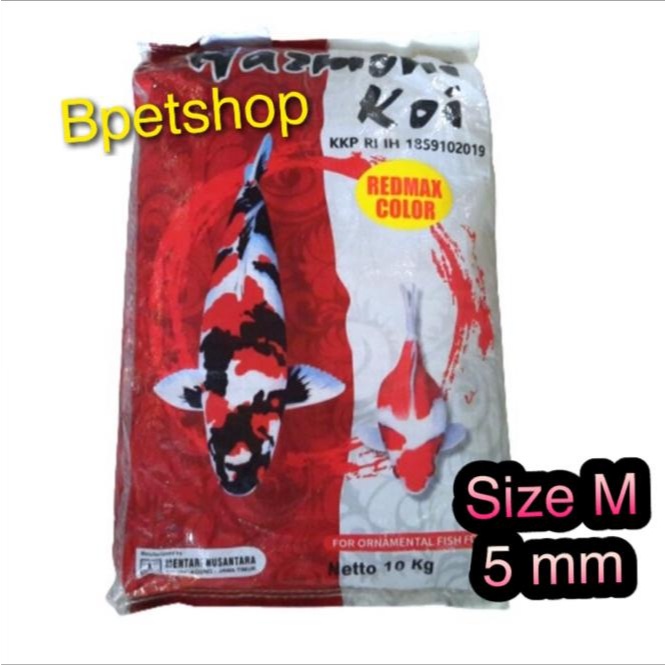 Harmoni redmax color koi food repack 500 gr