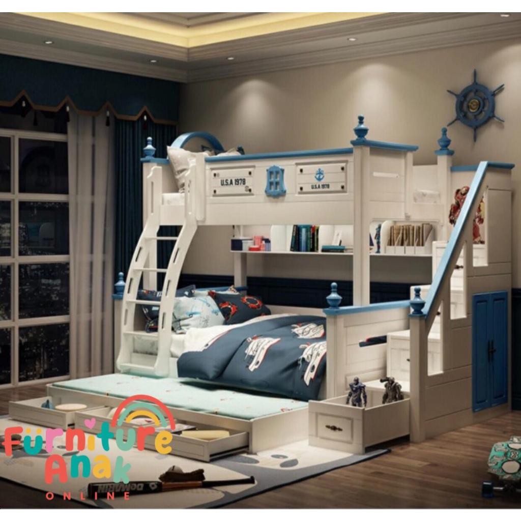 Tempat Tidur Anak Lemari