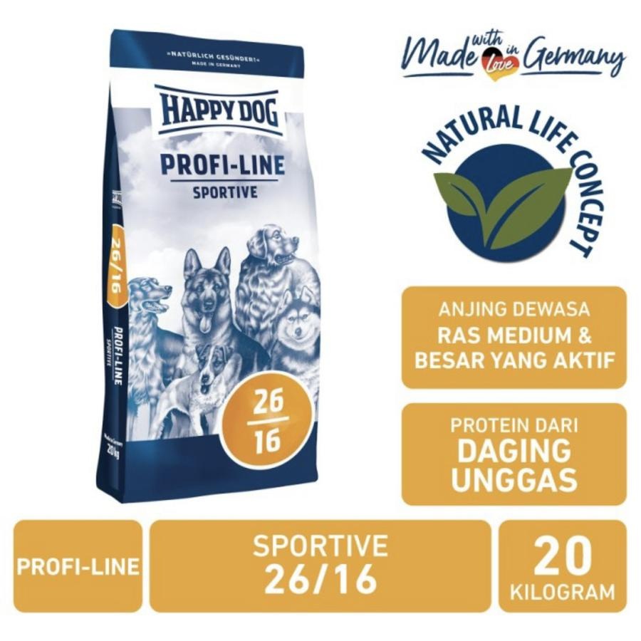 Happy dog food profi line sportive 20 kg freshpack