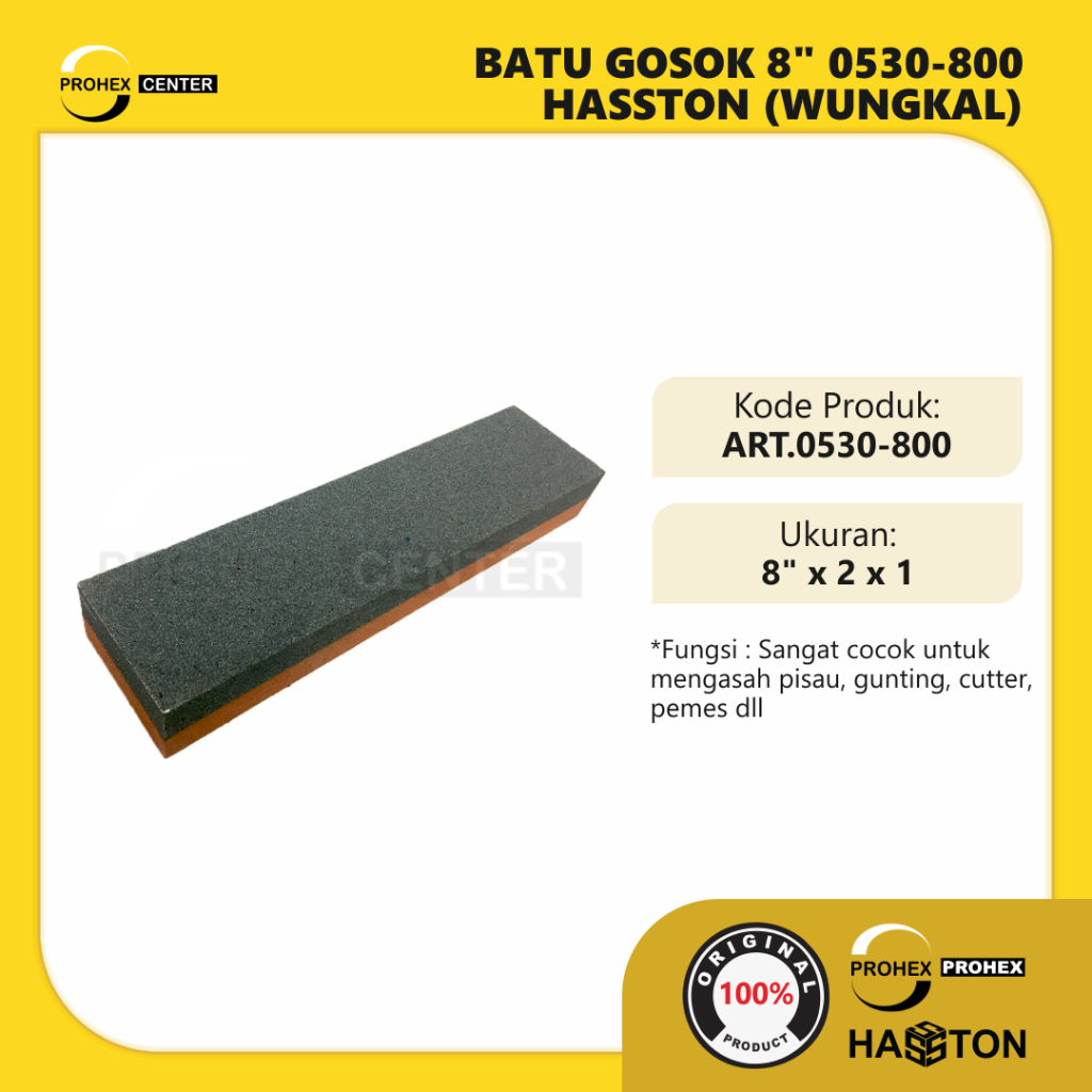 Batu Asah 8" Hasston Prohex