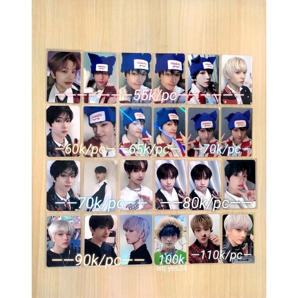 [BISA COD] official pc jisung nct dream photocard murah candy penabur kihno helfut tc sticker ccomaz