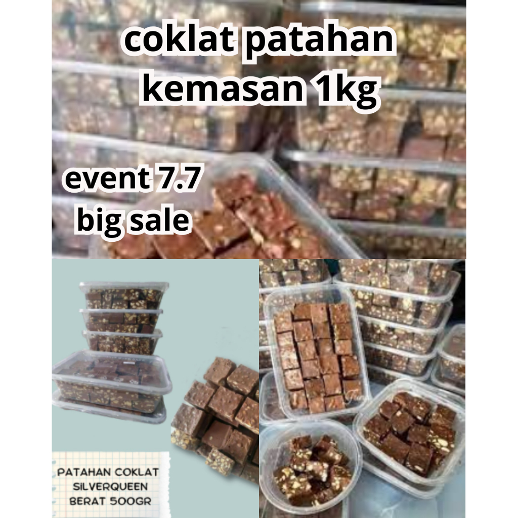 

coklat silverqueen patahan asli leburan sq isi full mede