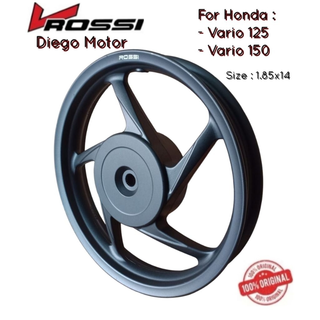 velg belakang vario125, vario150, Vario 110, Beat,, Beat Fi, Beat Street, Beat Deluxe, Scoopy model 