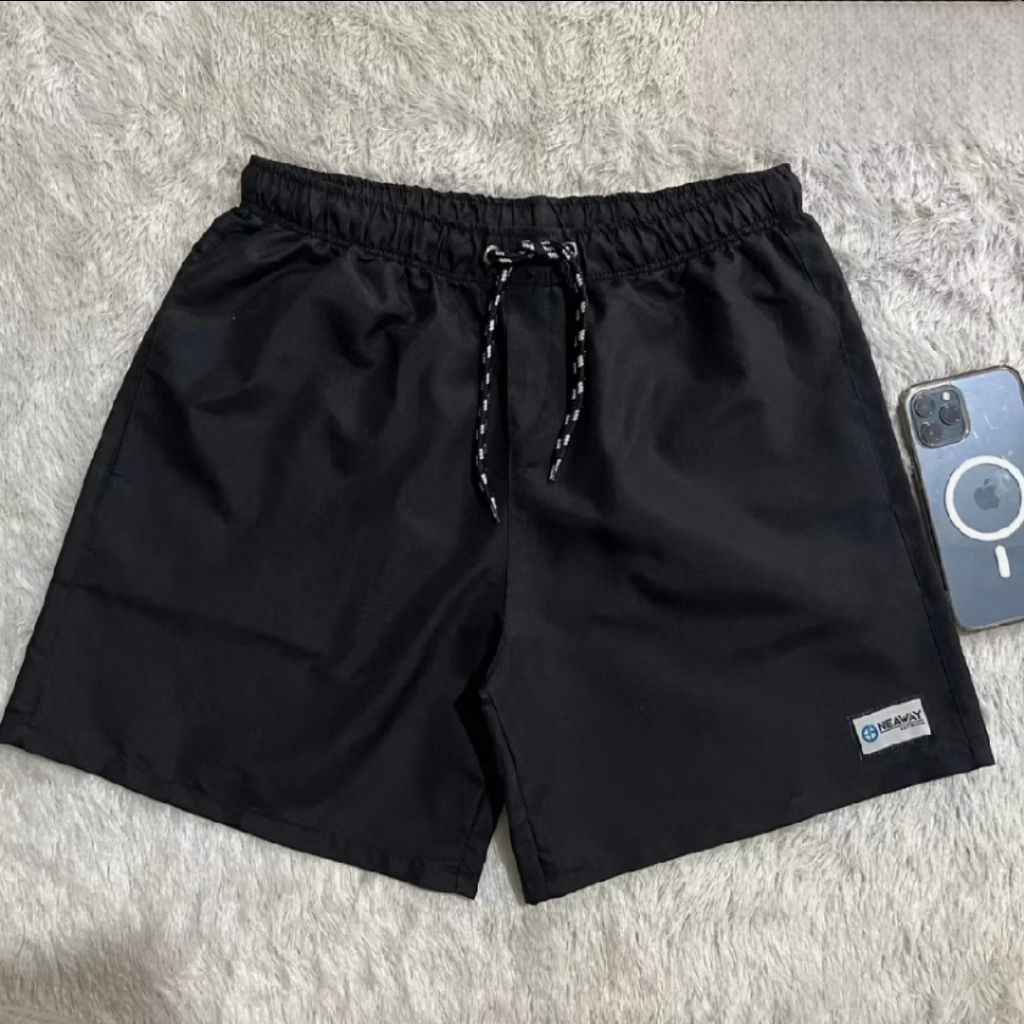 Celana Pendek Pria Distro Boardshort Shortpants HOOLIGANS Academica Black