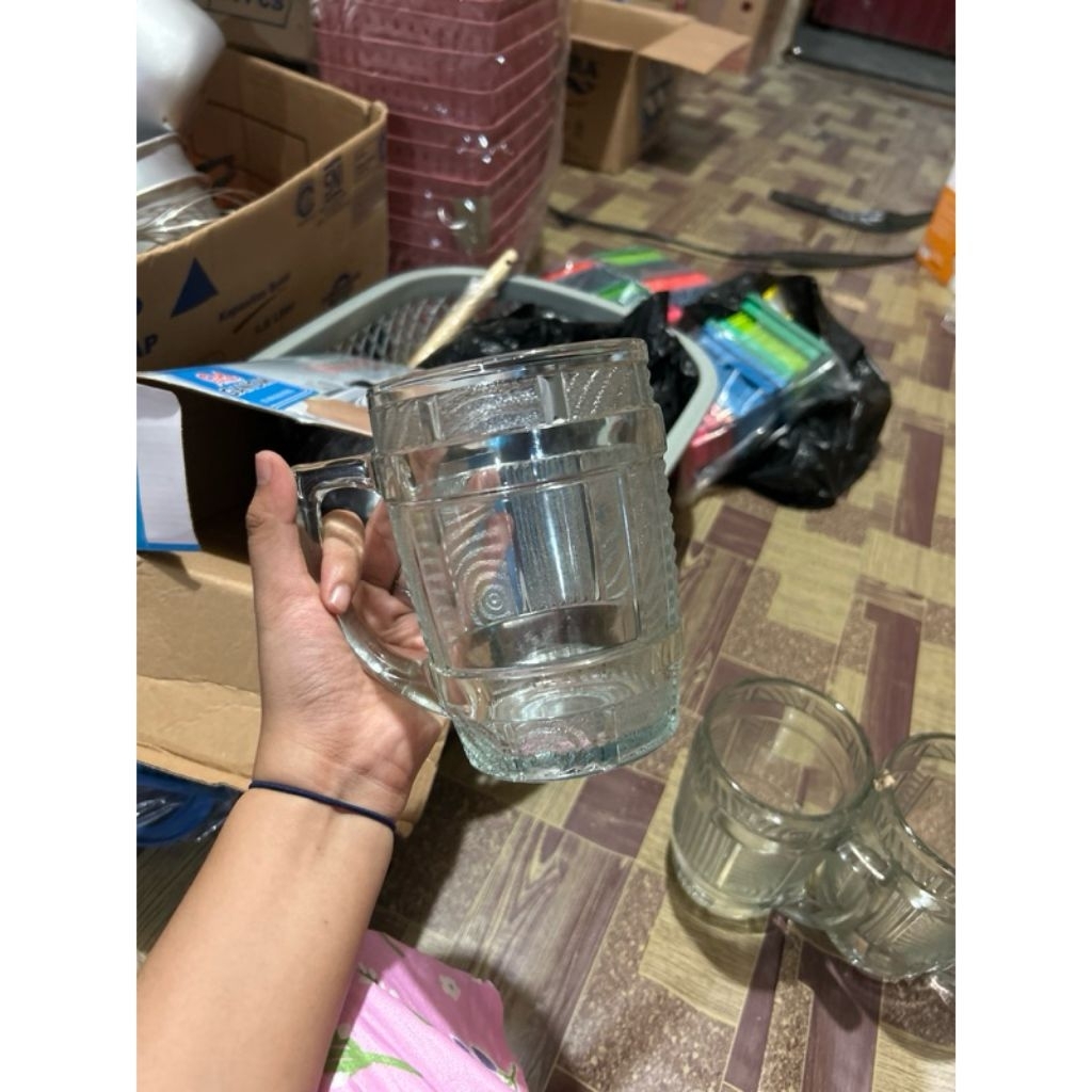 GELAS KEDAUNG 570 ML / GELAS KACA JUMBO