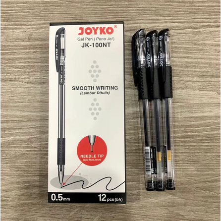 

Pulpen Joyko JK-100NT 0,5mm Gel Pen - 1 Lusin 12 pcs