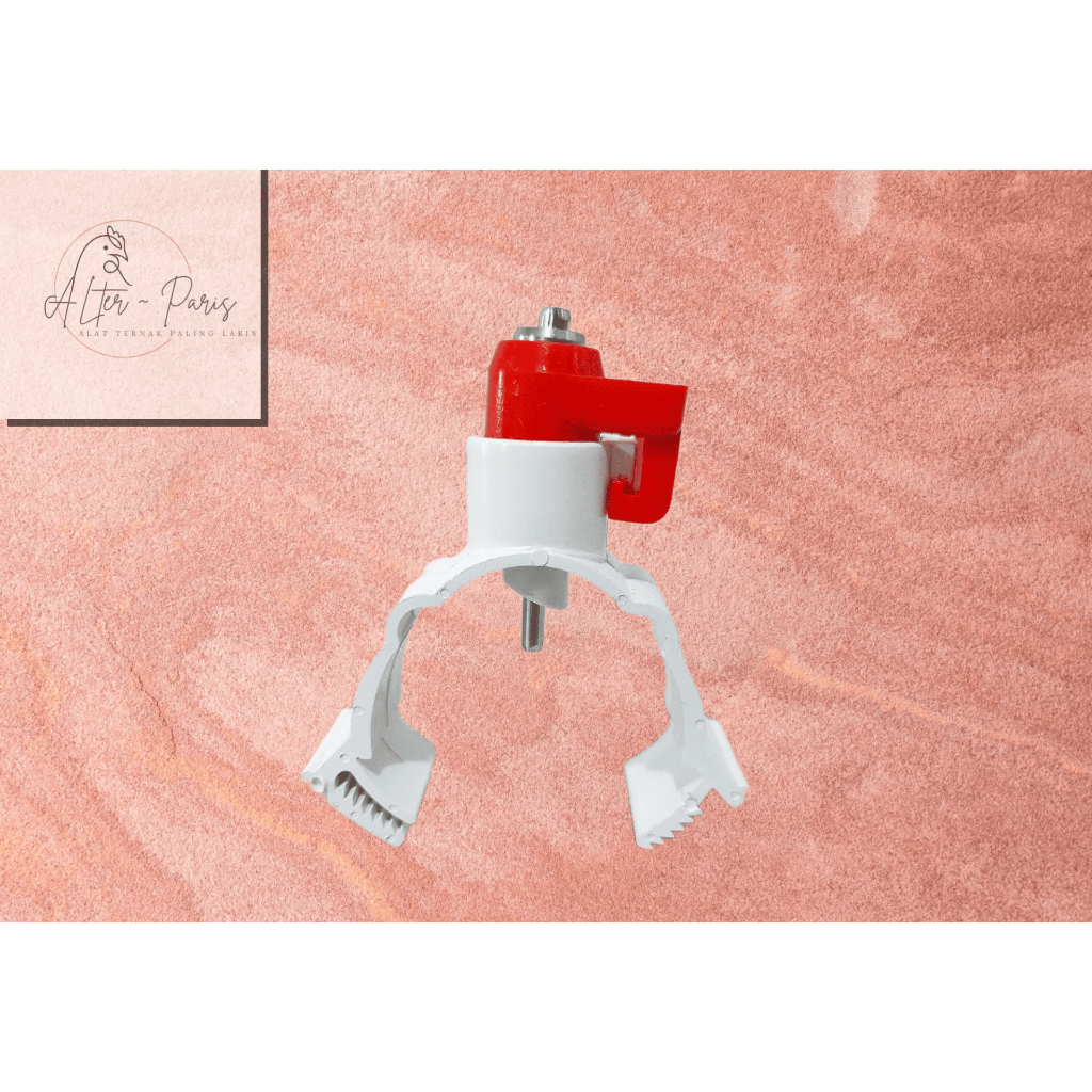 NIPEL 360 MERAH PUTIH / Nipel Sabuk / Tempat Minum Ayam / KANDANG AYAM