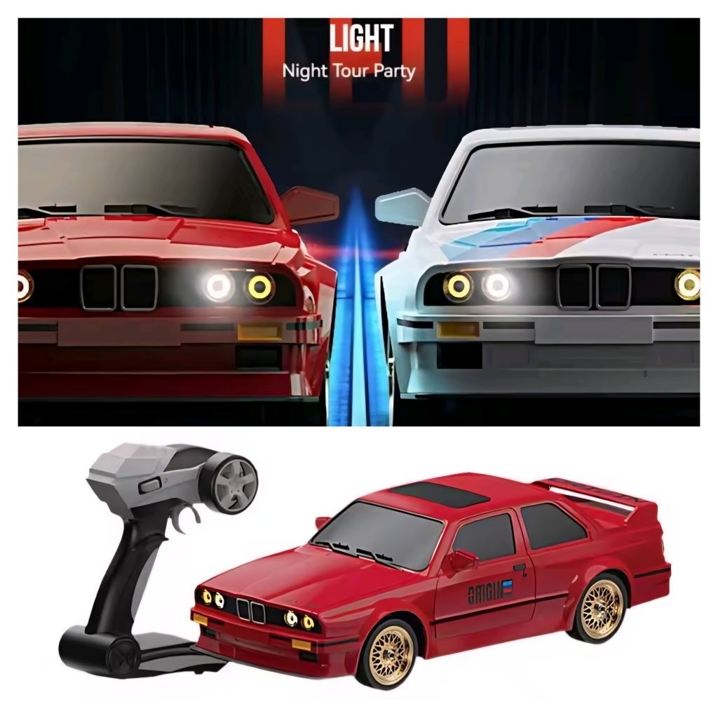 Mobil RC Drift 4WD Skala 1:16 2,4Ghz Semi Propo Remote Control