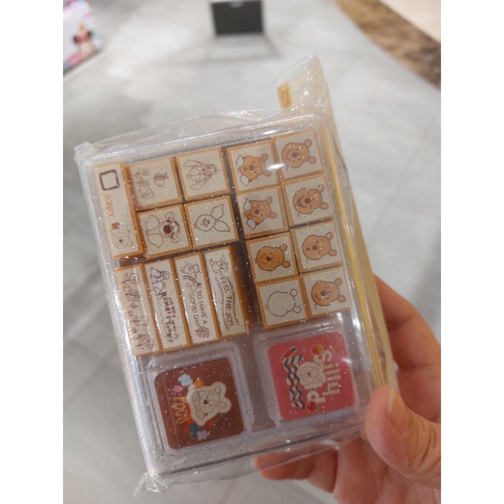 

Stamp and stamp pad set winnie the pooh, cool kitty
