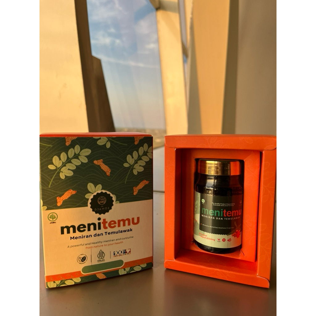 

Menitemu - Herbal Kapsul Meniran & Temulawak | 60 Kapsul @550mg | Jamu Halal