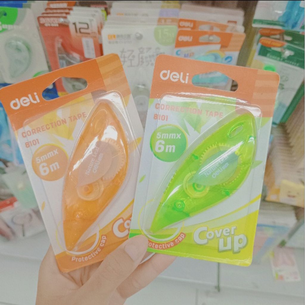 

Deli Correction Tape 8101 – Pita Koreksi 5mm x 6m dengan Tutup Pelindung
