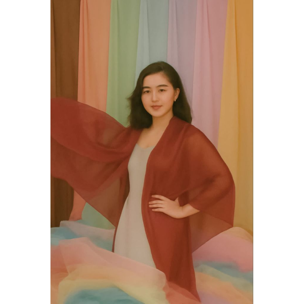 Kain Organdi Satin / Organza Satin Premium