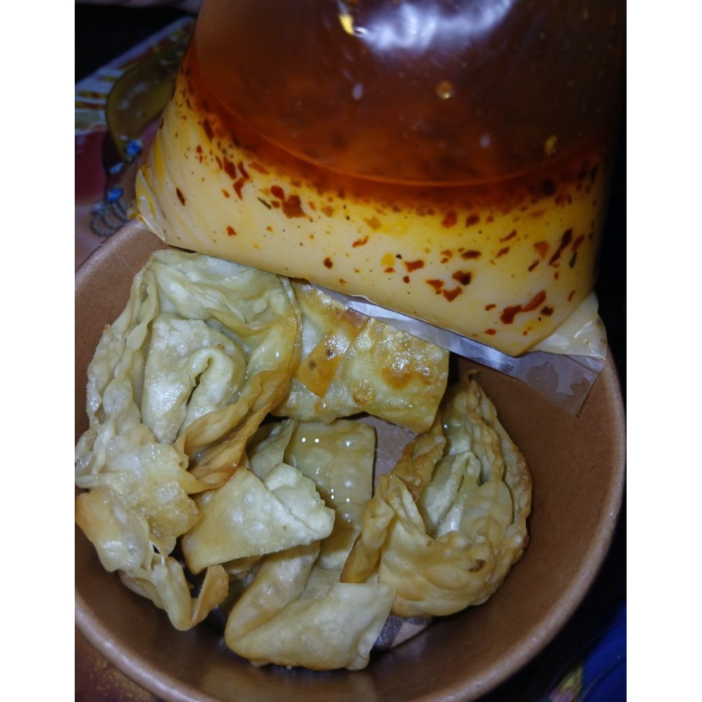 

Sitkumy (pangsit kuah creamy keju ) isi 5pcs