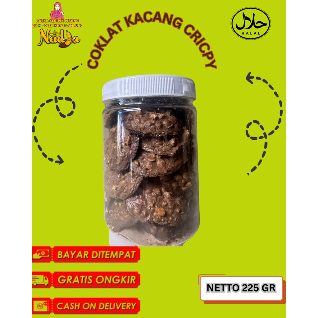 

coklat kacang crispy
