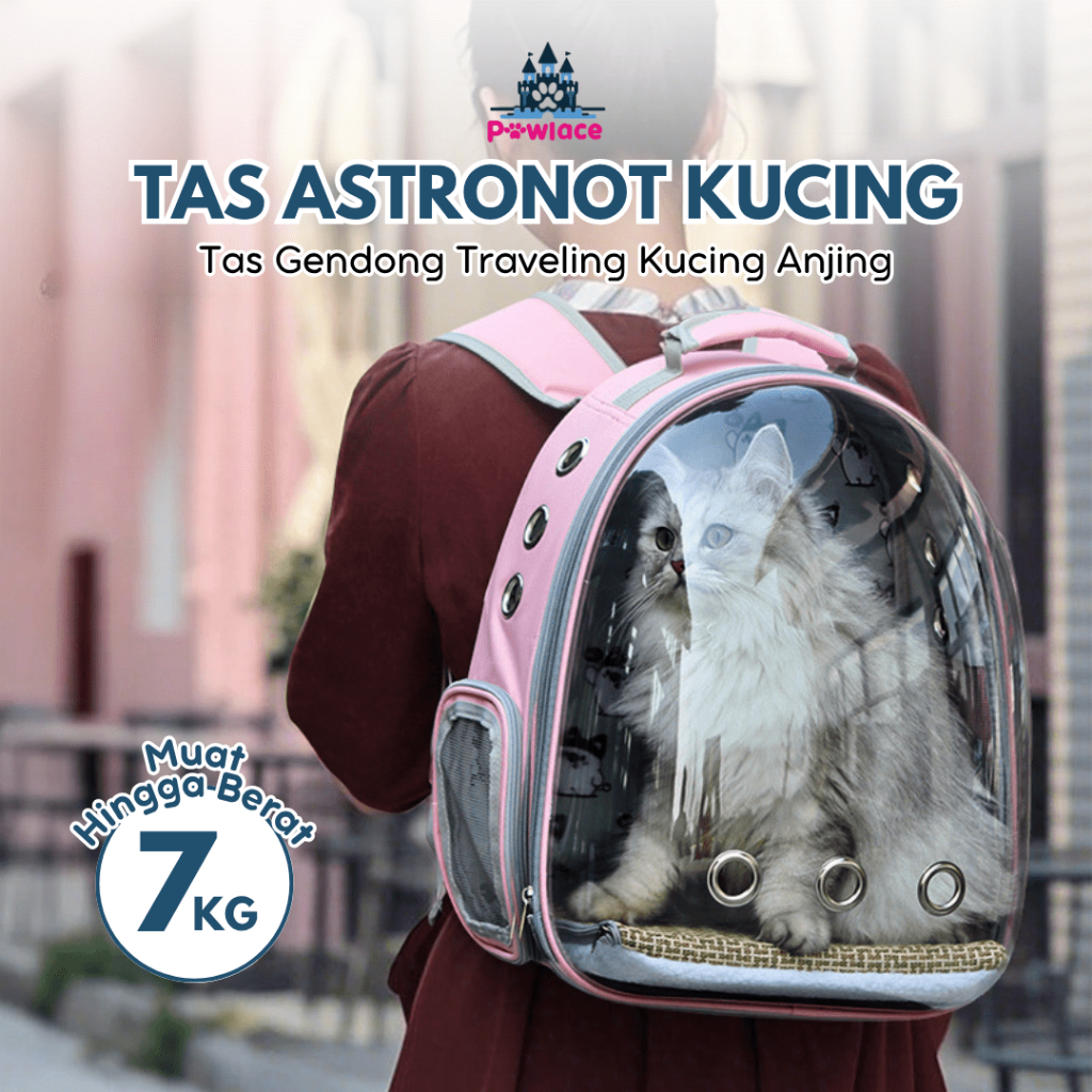 Reboltz - Tas Astronot Kucing Jumbo - Tas Kucing Ransel - Tas Kucing Transparan - Tas Hewan
