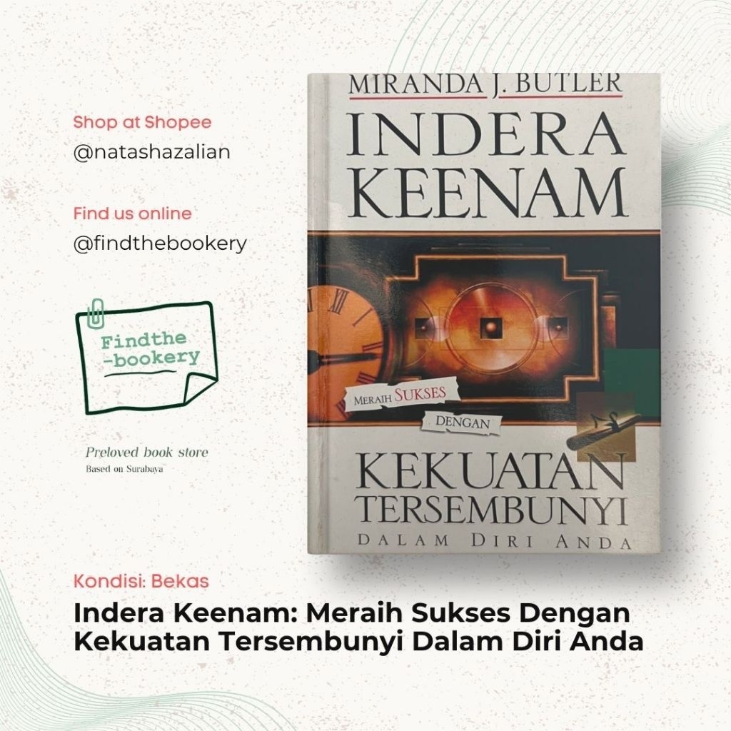 Buku pengembangan diri - Indera Keenam (Preloved)