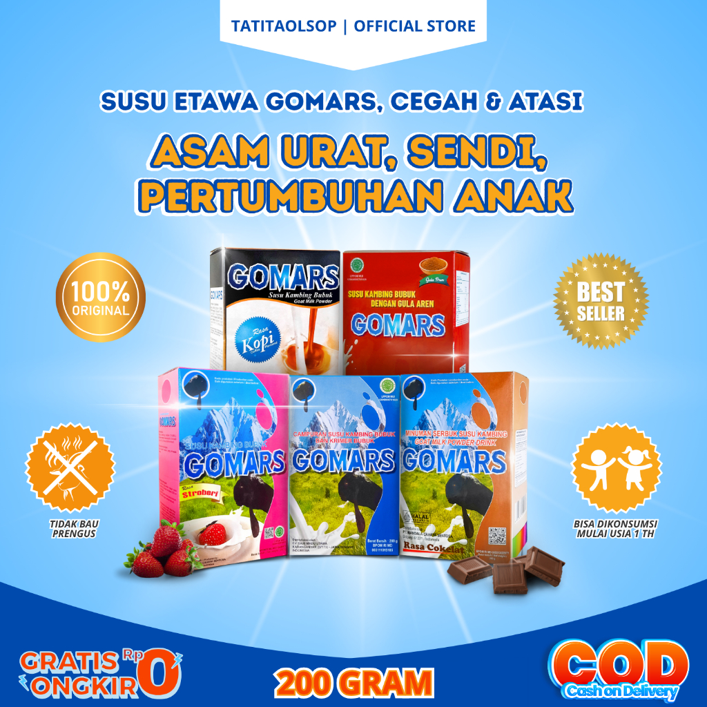 

PELOPOR SUSU KAMBING ETAWA BUBUK GOMARS - Asma Maag Paru-Paru