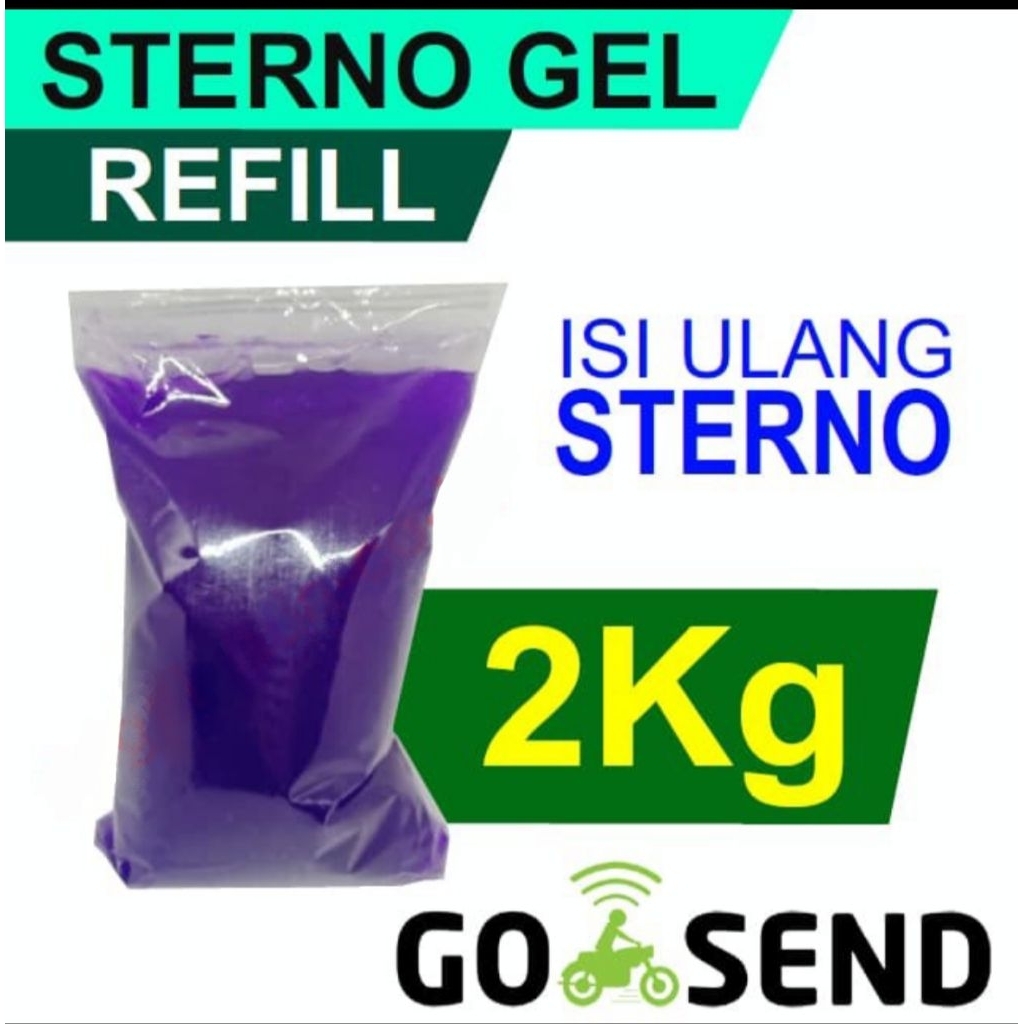 Refill Sterno Gel 2Kg Isi Ulang Spirtus Jelly Kompor Pxton