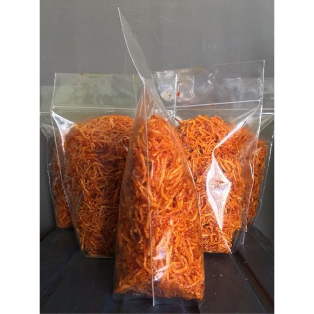 

KENTANG MUSTOFA PEDAS MANIS 100 gram Kentang Kriuk