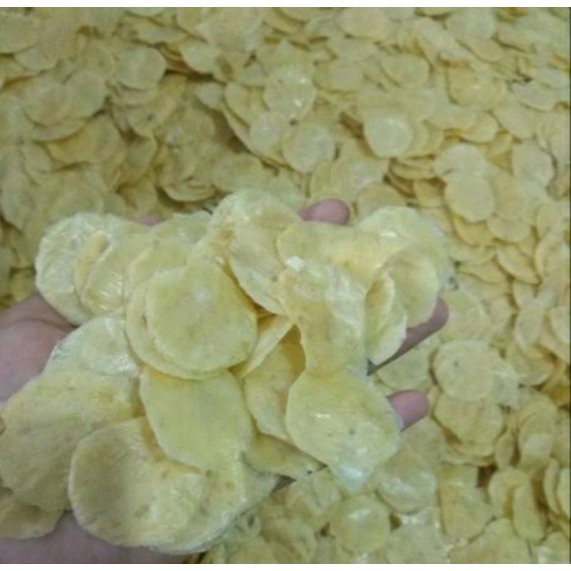 

Opak kancing, Opak koin 500g Mentah bulat cocok untuk cemilan