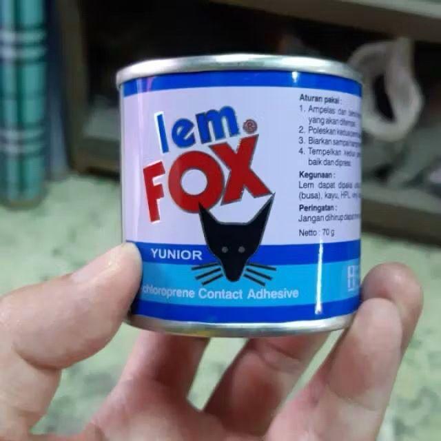 

Lem Fox Yunior Biru Kaleng 70 gr| Lem perekat sepatu