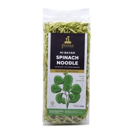 

mie bayam spinach noodle javara 200